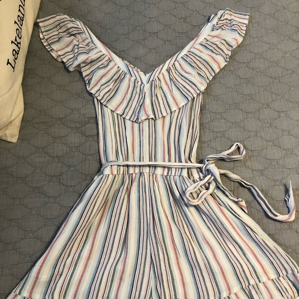 Striped romper